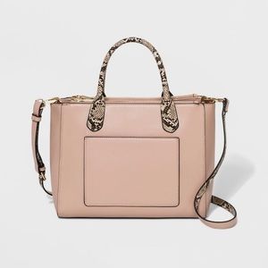 👛Triple Compartment Satchel Handbag - A New Day™